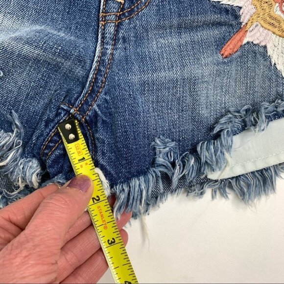 𝅺American Eagle Vintage Hi-Rise Festival Shorts - Picture 4 of 7